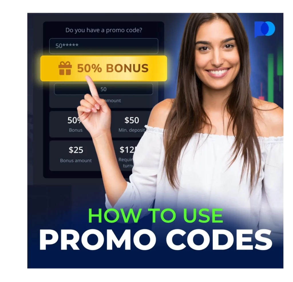 How to use promo codes on Pocket Option.